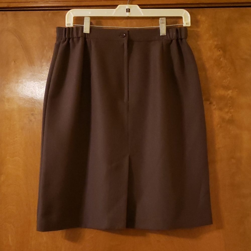 Brown shift skirt - Picture 2 of 2